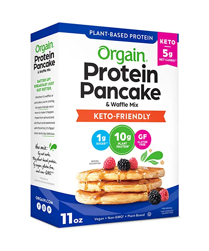  Orgain Protein Pancake & Waffle Mix  - 851770009034