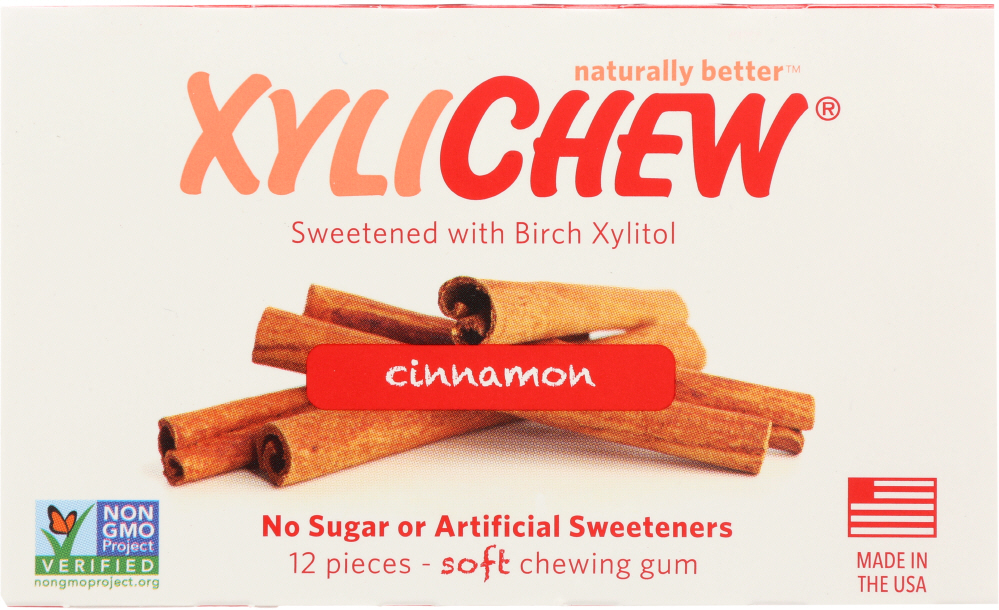 XYLICHEW: Cinnamon Gum Sf, 12 pc - 0851844005047