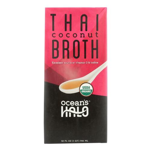 Ocean's Halo Broth Thai Coconut - Case Of 6 - 32 Fz - 851899005795