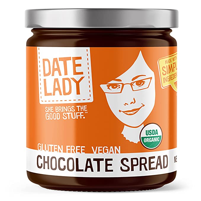 Organic Chocolate Date Spread | Vegan, Paleo, Gluten-free & Kosher, NO ADDED SUGAR, NO PRESERVATIVES (1 Jar) - 852078006923
