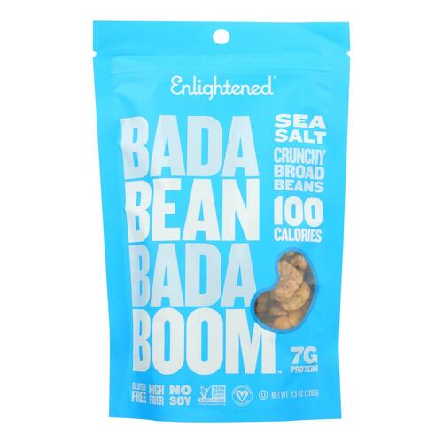 Bada Bean Bada Boom - Crunchy Beans Sea Salt - Case Of 6-4.5 Oz - 852109004720