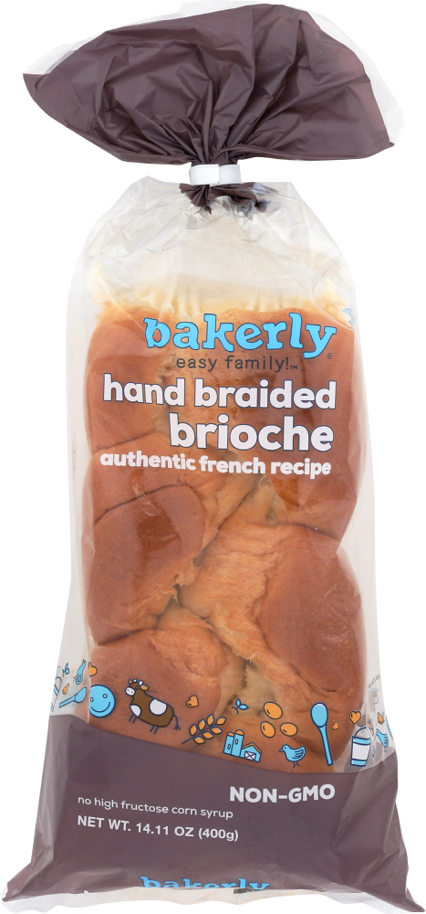 BAKERLY: Hand Braided Brioche, 14.11 oz - 0852160006282