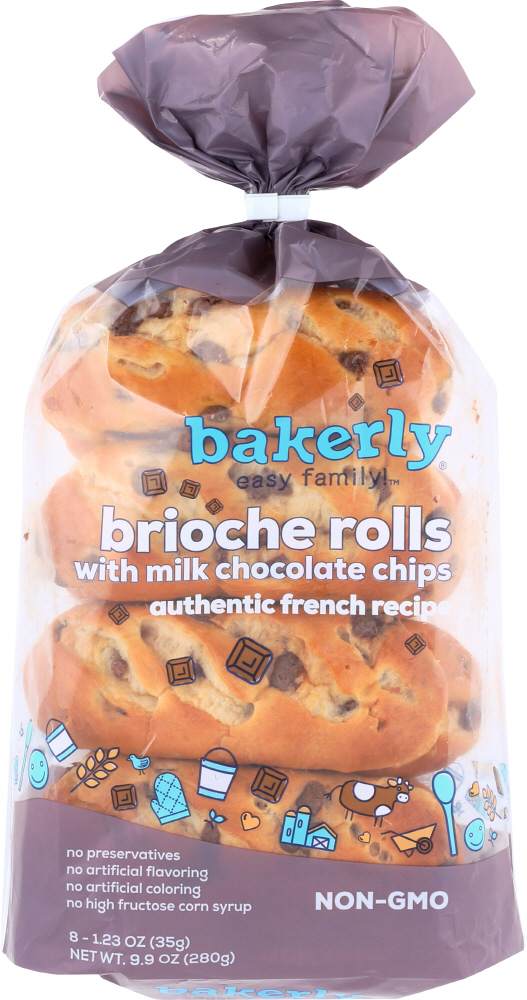 Brioche Rolls With Milk Chocolate Chips - 852160006329