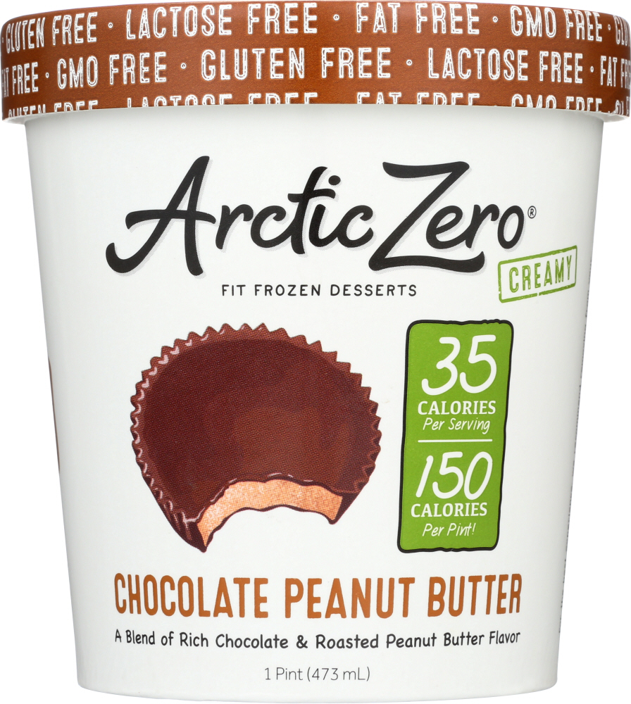 ARCTIC ZERO: Chocolate Peanut Butter Frozen Desserts, 16 oz - 0852244003015