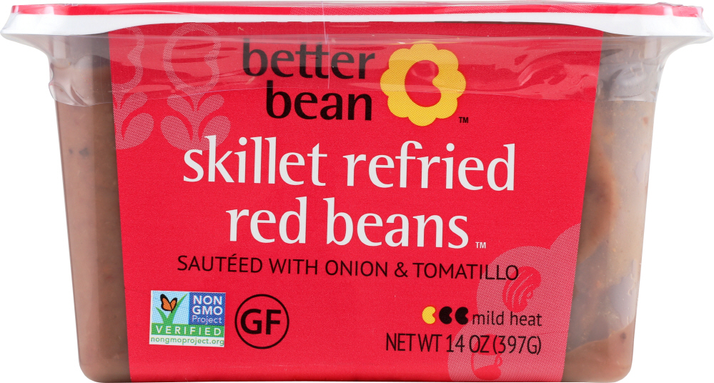 BETTER BEAN: Refried Red Skillet Beans, 14 oz - 0852405002000