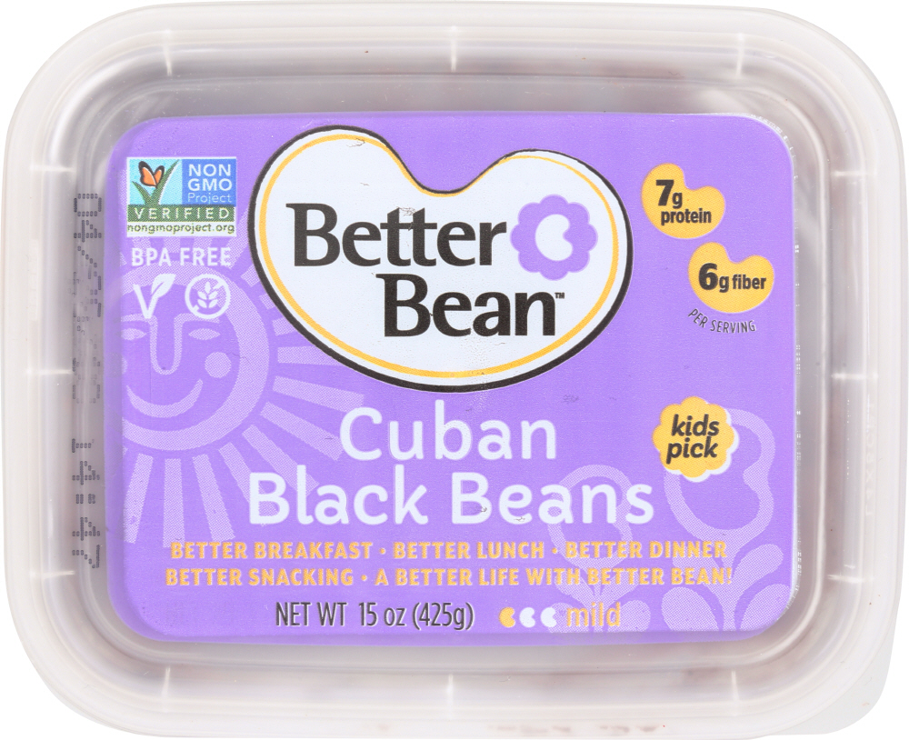 BETTER BEAN: Cuban Black Beans, 14 oz - 0852405002048