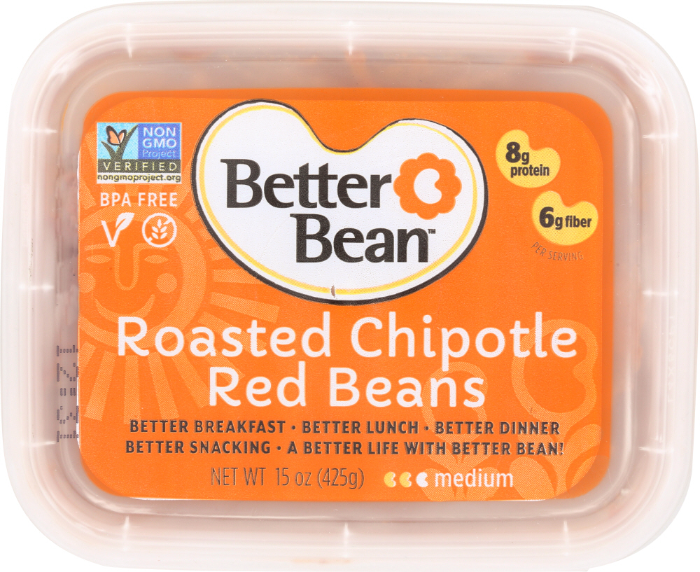 BETTER BEAN: Roasted Chipotle Bean Dip, 15 oz - 0852405002093