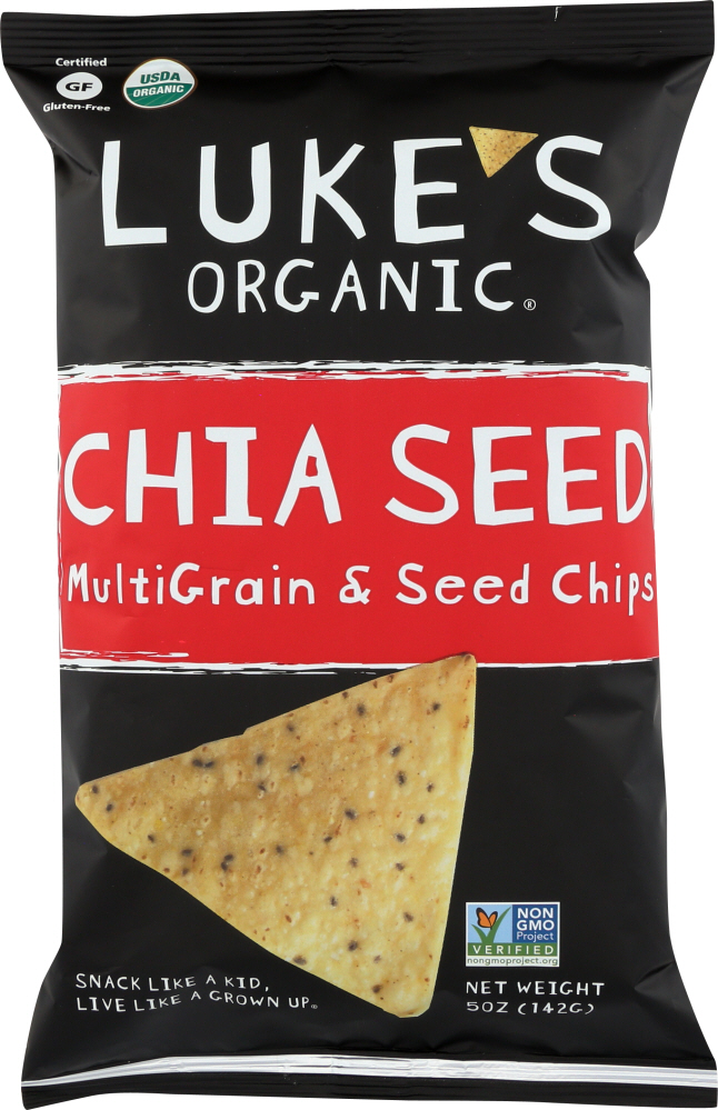 LUKES ORGANIC: Chips Chia Multigrain and Seed, 5 oz - 0852406003716