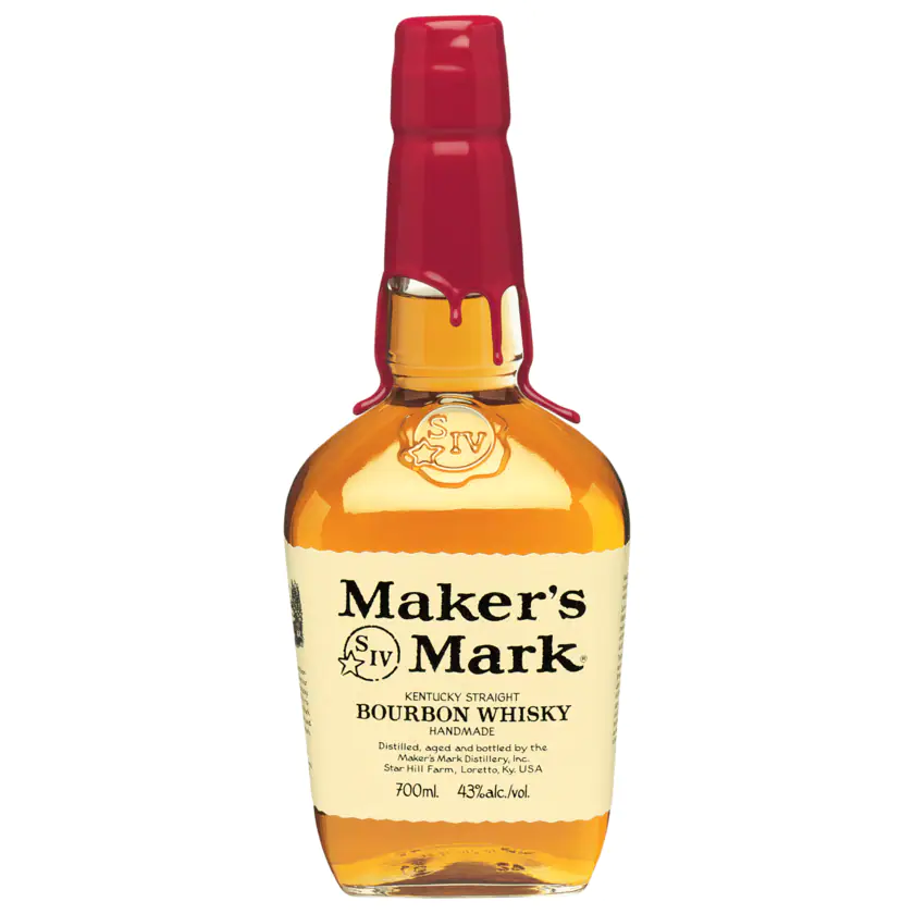 Maker's Mark Kentucky Straight Bourbon Whisky Handmade 0,7l - 85246342978