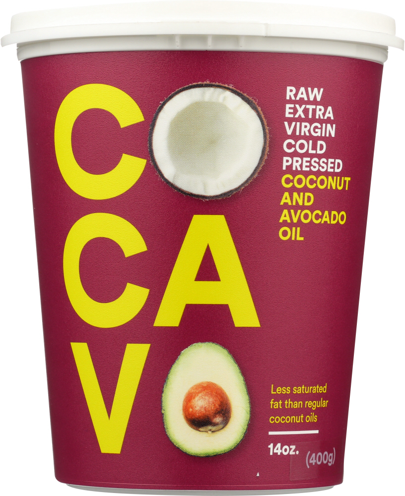 Raw Extra Virgin Cold Pressed Coconut And Avocado Oil - raw