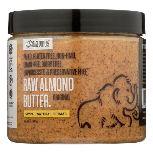 Base Culture -almond Butter - Original - Case Of 6 - 16 Oz. - 0852537005054