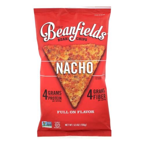 Beanfields - Bean And Rice Chips - Nacho - Case Of 6 - 5.5 Oz - 852565003077