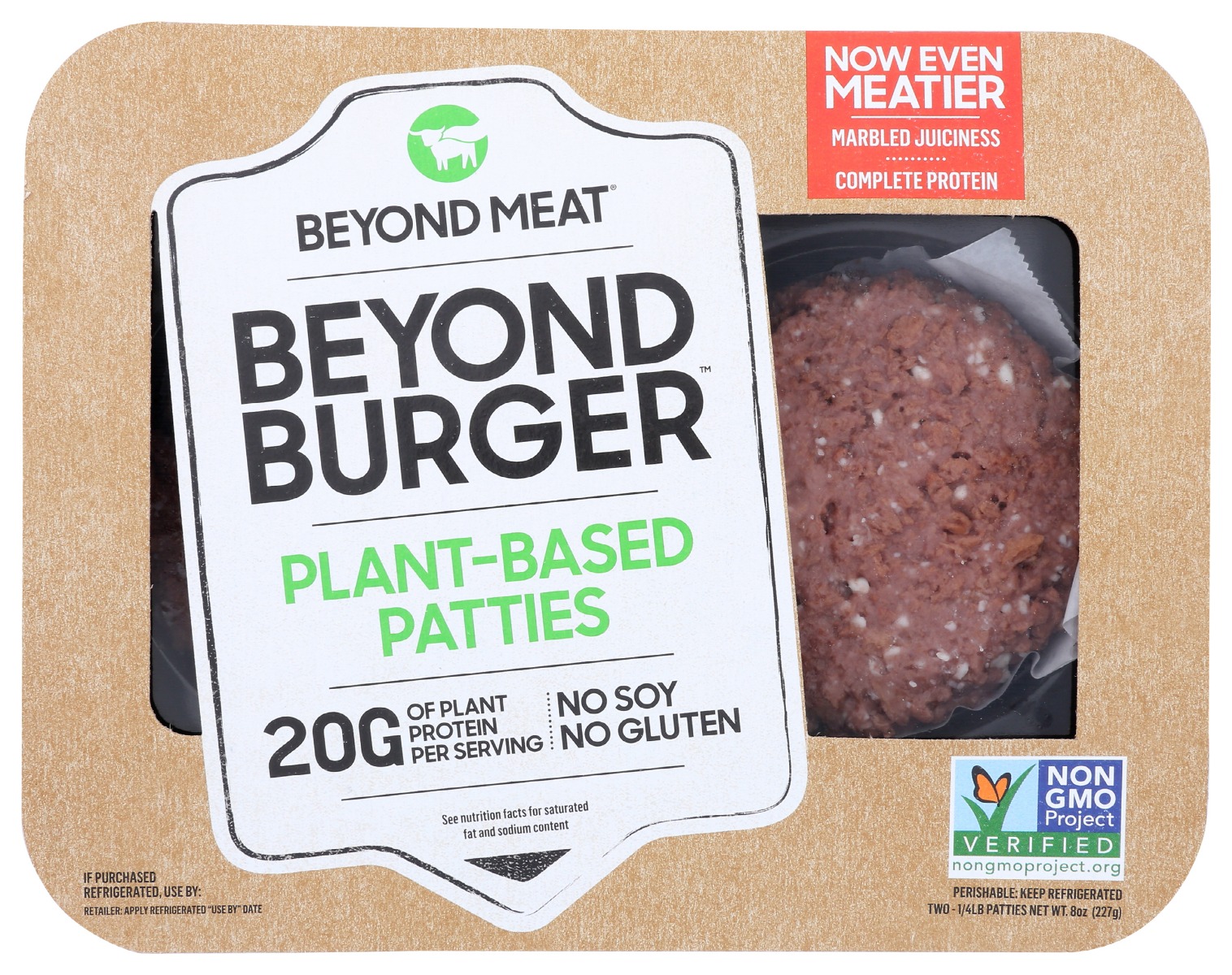 BEYOND MEAT: Beyond Burger, 8 oz - 0852629004583