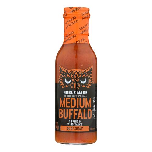 THE NEW PRIMAL: Medium Buffalo Sauce, 12 fl oz - 0852675006913