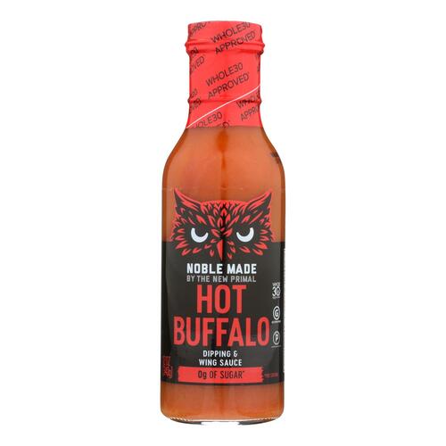 The New Primal - Sauce Buffalo Hot Paleo - Case Of 6 - 12 Oz - 852675006920