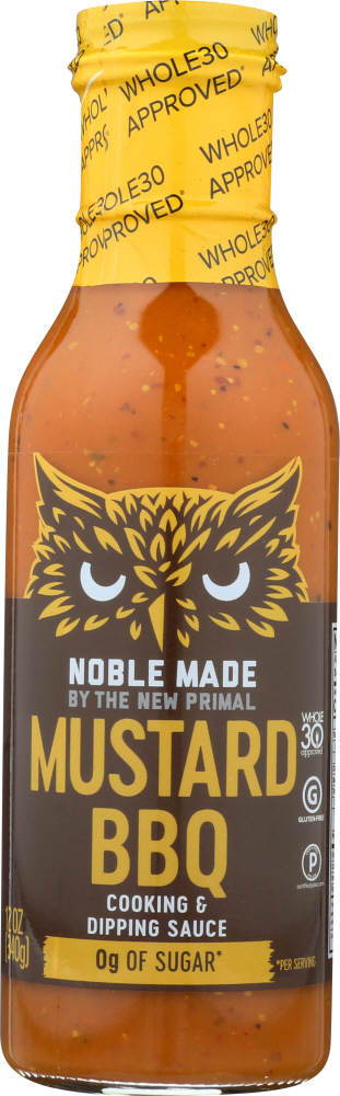 THE NEW PRIMAL: Mustard BBQ Sauce, 12 fl oz - 0852675006944