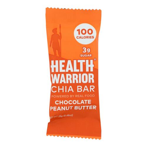 HEALTH WARRIOR: Chia Bar Chocolate Peanut Butter, 0.88 oz - 0852684003064