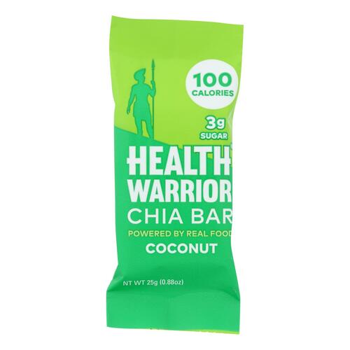 HEALTH WARRIOR: Chia Bar Coconut, 0.88 oz - 0852684003071
