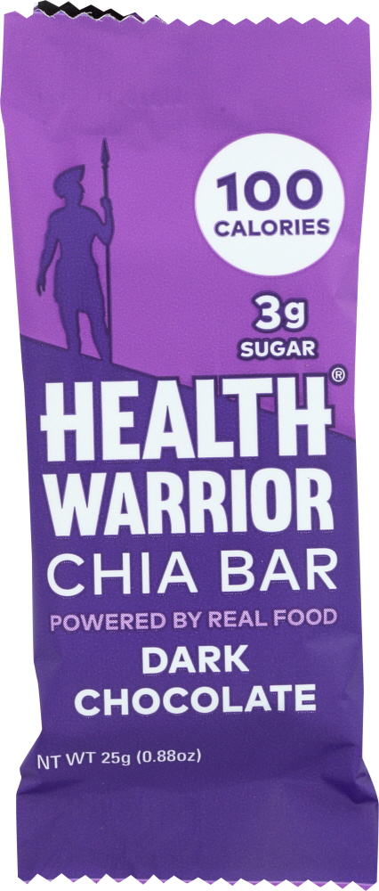 HEALTH WARRIOR: Dark Chocolate Chia Bar, 0.88 oz - 0852684003569