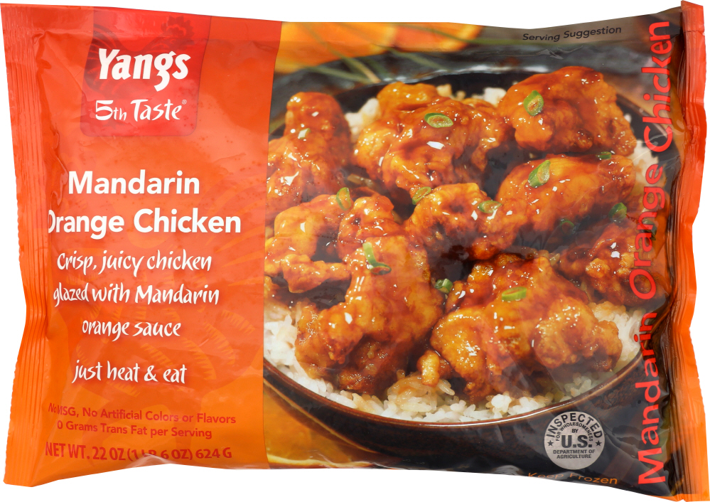 LINGS: Mandarin Orange Chicken Meal, 22 oz - 0852724133317