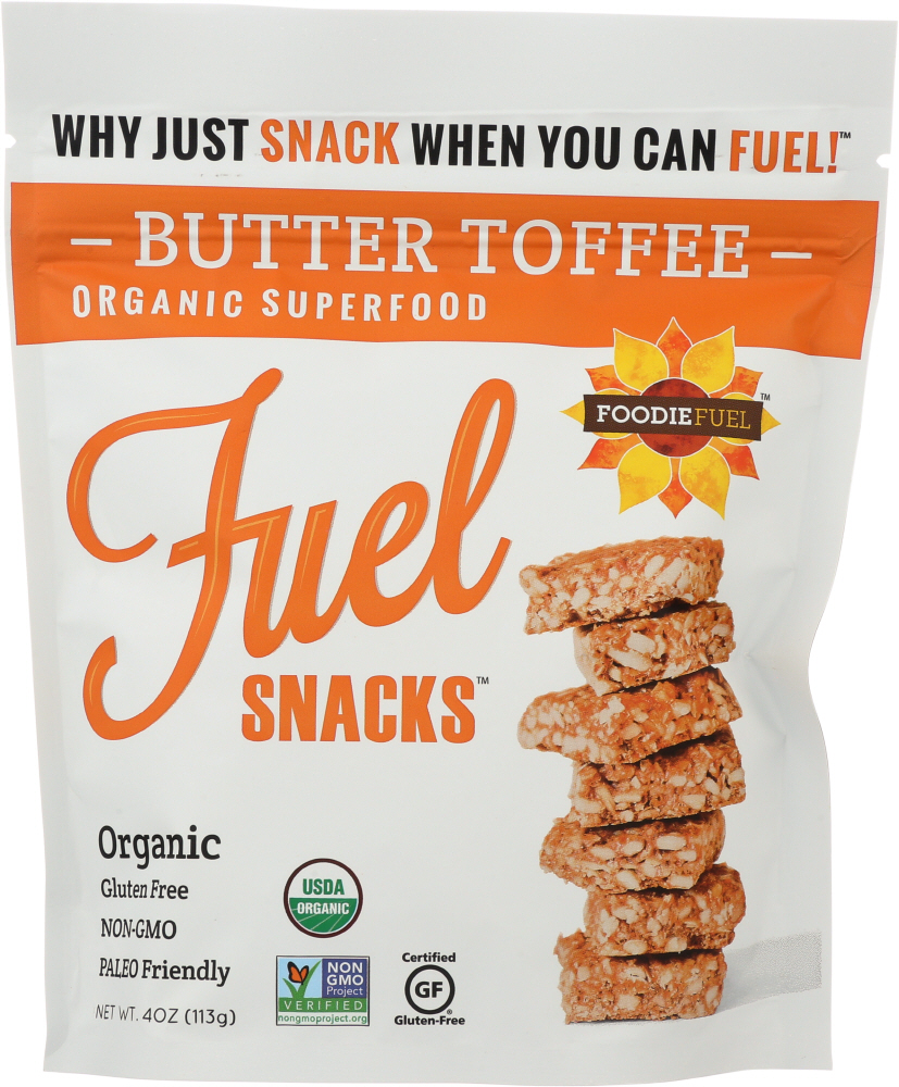 Fuel Snacks, Butter Toffee - 852730004021