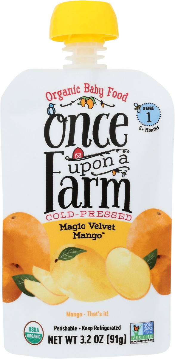 ONCE UPON A FARM: Magic Velvet Mango, 3.20 oz - 0852823006024