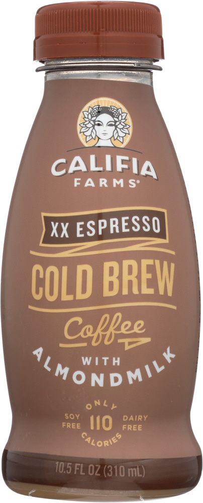 CALIFIA FARMS: XX Espresso Almond Milk Iced Coffee, 10.5 oz - 0852909003534