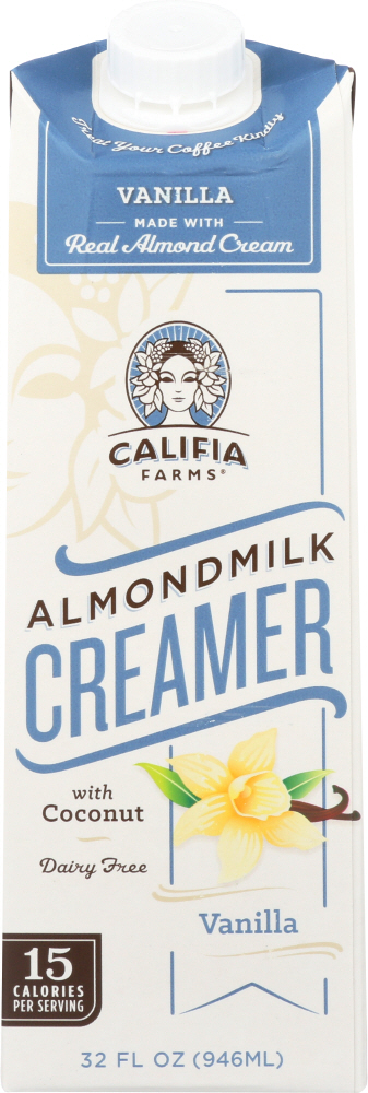 CALIFIA: Vanilla Almondmilk Coffee Creamer, 32 oz - 0852909003817