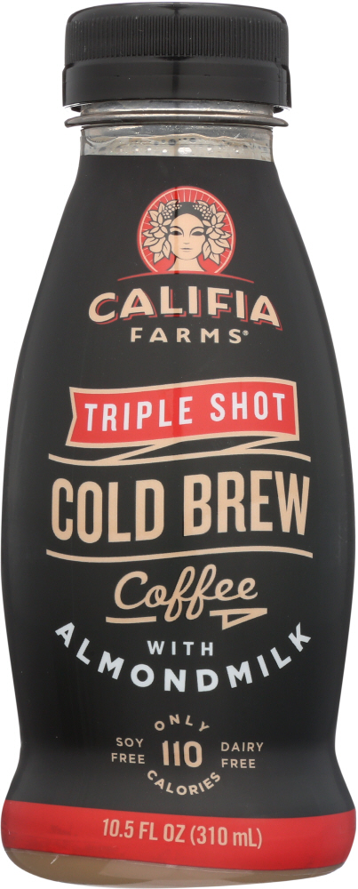 CALIFIA: Triple Shot Cold Brew Coffee, 10.5 oz - 0852909003978