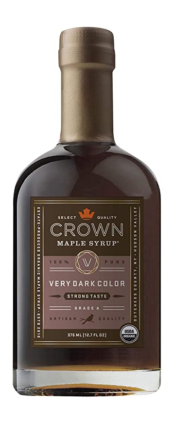  Crown Maple Very Dark Color Strong Taste Organic Maple Syrup  - 852913003315