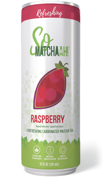 SOMATCHAAH: Tea RTD Sparkling Raspberry, 12 fo - 0852934007279