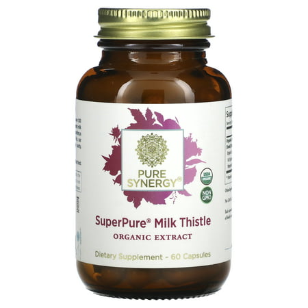 SuperPure Milk Thistle Extract - 60 Vegetarian Capsules by The Synergy Company - 852971004361