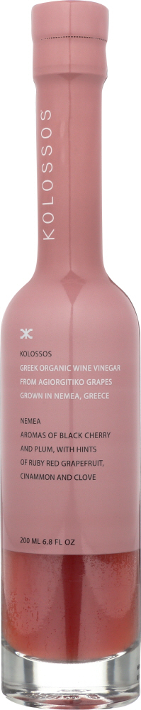 KOLOSSOS: Vinegar Wine Nemea, 6.8 oz - 0853025004078