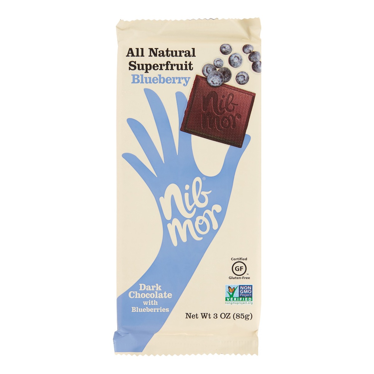 Nibmor, Dark Chocolate With Blueberries - 853081002377