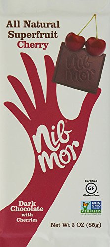 Nibmor, Dark Chocolate With Cherries, Cherry - 853081002384