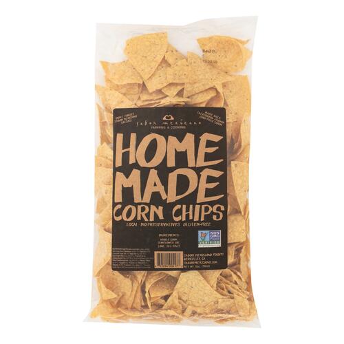 SABOR MEXICANO: Chips Corn Homemade Original, 12 oz - 0853094004177