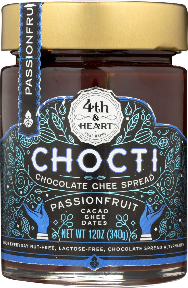4TH & HEART: Ghee Passionfruit Chocti, 12 oz - 0853104007242