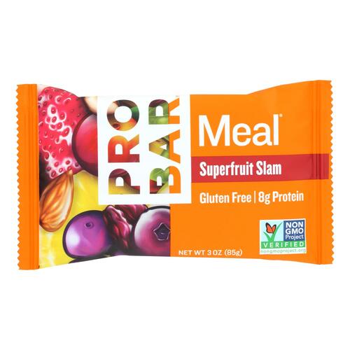 Probar Organic Superfruit Slam Bar - Case Of 12 - 3 Oz - 853152100308