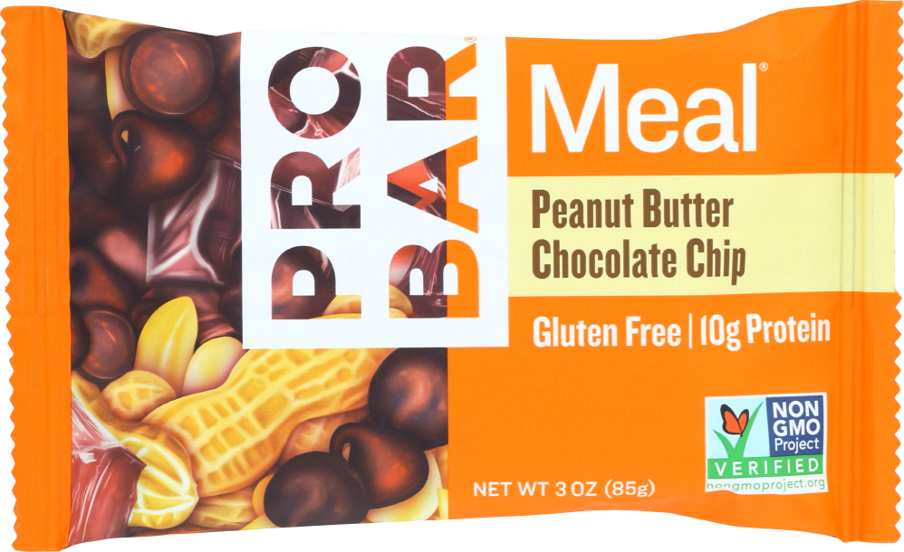 Probar Organic Peanut Butter Chocolate Chip Bar - Case Of 12 - 3 Oz - 853152100322