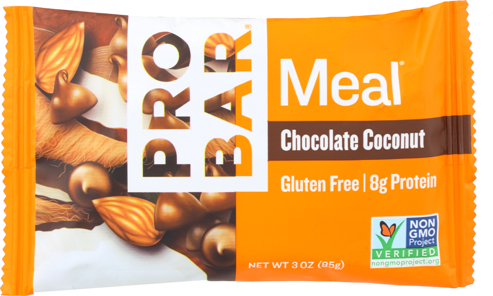 PROBAR: Real Whole Food Chocolate Coconut Meal Bar, 3 oz - 0853152100346