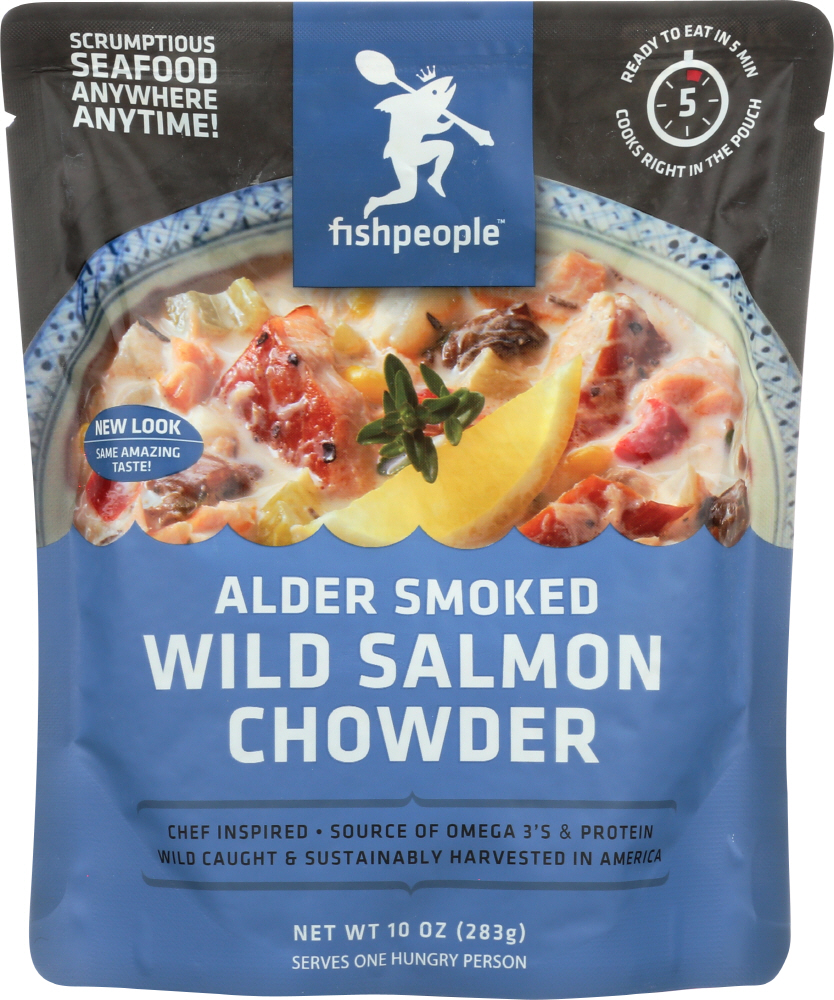 FISHPEOPLE: Smoked Wild Salmon Chowder, 10 oz - 0853197004081