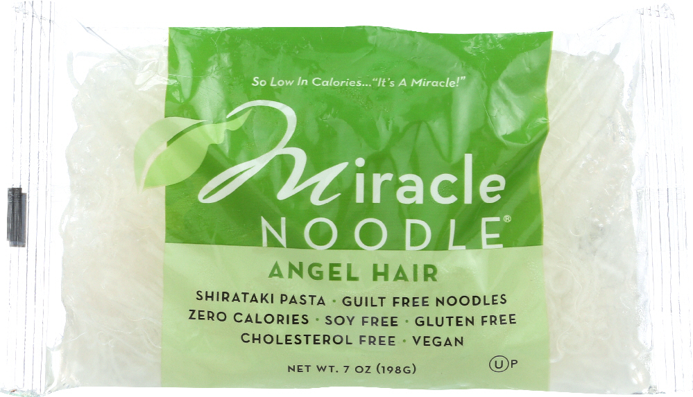 Miracle Noodle Pasta - Shirataki - Miracle Noodle - Angel Hair - 7 Oz - Case Of 6 - 853237003005