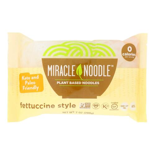 Miracle Noodle Pasta - Shirataki - Miracle Noodle - Fettuccini - 7 Oz - Case Of 6 - 853237003012