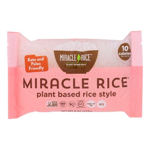 MIRACLE NOODLE: Miracle Rice, 8 oz - 0853237003029