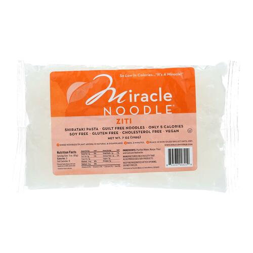 Miracle Noodle Pasta - Shirataki - Miracle Noodle - Ziti - 7 Oz - Case Of 6 - 853237003210
