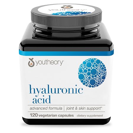 Youtheory Hyaluronic Acid Dietary Supplement 120 count - 853244003234