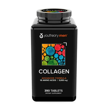 youtheory Mens Collagen Advanced Formula 390 Tablets - 853244003579