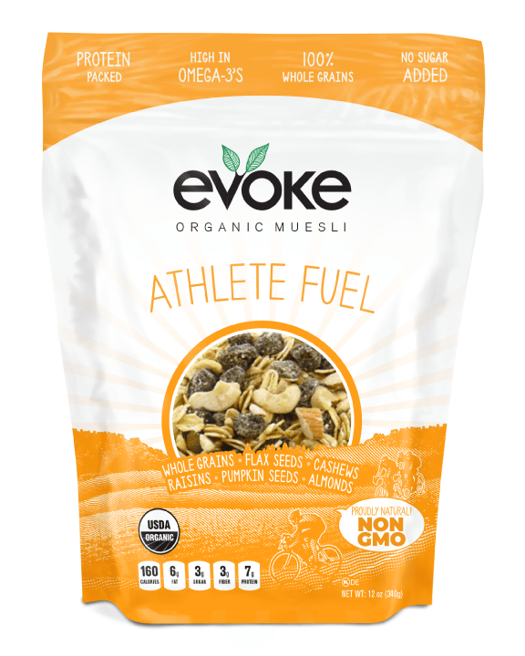 EVOKE HEALTHY FOODS: Athlete Fuel Organic Muesli, 12 oz - 0853305003029