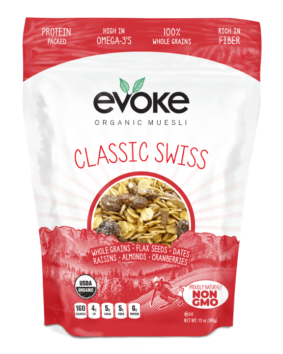 Classic Swiss Whole Grains, Flax Seeds, Dates Raisins, Almonds, Cranberries, Classic Swiss - 853305003081