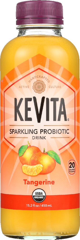 Kevita, Sparkling Probiotic Drink, Tangerine - 853311003341